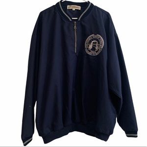 Blue Columbia Union Navy Zip Windbreaker
